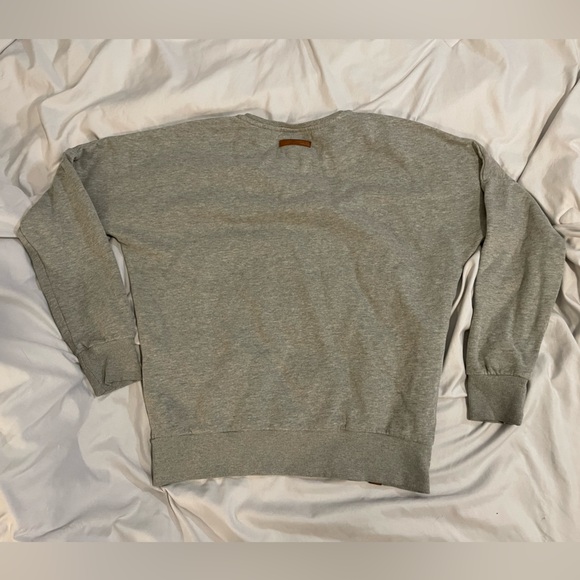Naketano Sweatshirt Grey Cotton Jumper Sweater Medium - Picture 2 of 7